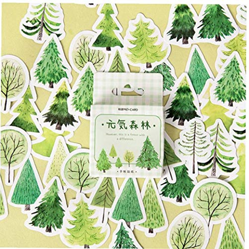 Case Cover Wald-Reihen-netten Aufkleber Sticker Tagebuch Briefpapier-Papier-Aufkleber Flakes Scrapbook Dekorative Aufkleber