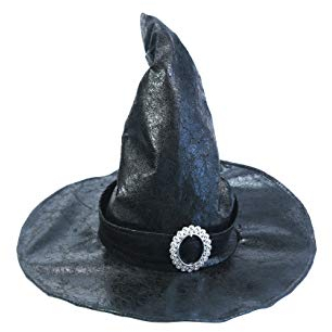 Sombrero de bruja de Halloween, sombrero de bruja retro, sombrero de mago para disfraz de fiesta