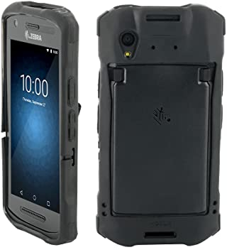 MOBILIS Coque pour Zebra TC21 TC26, Etui Renforcé Protection Militaire Terminal Portable, Fabriqué en France, Antimicrobien, Noir