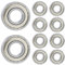 10 Stück 6001 ZZ Kugellager 12 mm x 28 mm x 8 mm doppelt geschützte Rillenkugellager für DIY, Drehbänke, Motoren, 3D-Drucker, Fräsmaschinen, verschiedene mechanische Geräte,etc.