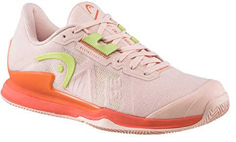 HEAD Women's Sprint Pro 3.5 Clay Women SALI Tennisschuh, Lachsfarben/Lime, 41