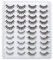 Oreola 3D Faux Cils Aspect Naturel Faux Cils Ensemble Léger Réutilisable 4 Couches Moelleux Faux Mink Lashes Wispies Cosplay de cils d'oeil de chat
