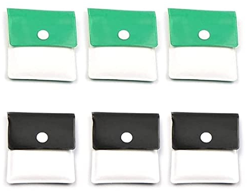 Reccisokz 6 Stück Tasche Aschenbecher Asche Tasche feuerfest PVC geruchlos tragbar kompakt - On-the-go-Aschenbecher