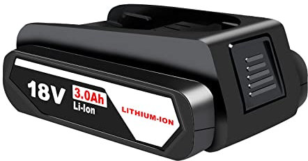 Remate batteria Ricambio per Bosch batteria 18V, per Gloria batteria 18V, per Gardena batteria 18V, compatibile con Bosch batteria PBA PSB PSR 18V LI 3.0Ah