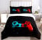 SHUAIG Bettwäsche-Sets Kinder Gamepad,Bettwäsche Set Jungen Gamepad Bettwäsche Satz 3D Effekt Gamepad Druck Microfaser Bettbezug und Kissenbezug 50x75cm. (Retro-Gamepad, 200x200cm)