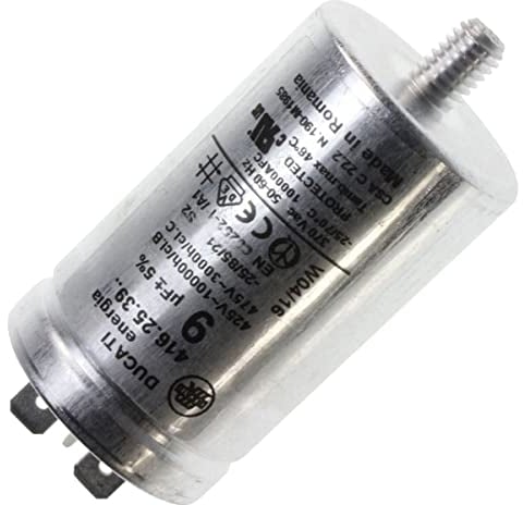 9UF Capacitor Tumble Dryer C00279463, 00416450 Indesit