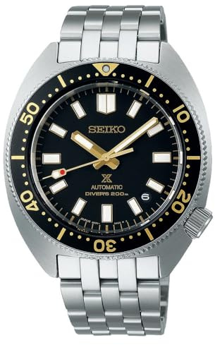 Seiko Taucheruhr SPB315J, Schwarz, Armband, Schwarz, Armband