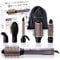 Bellissima Ceramic & Arganoil 6 in 1, Heißluftbürste, 6 Zubehörteile, Ionentechnologie, Bürsten mit Keramik- und Arganölbeschichtung, Trocknet und verleiht Volumen, Kaltluftstoß, 1000 W