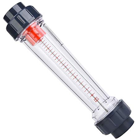 JMorCO Flüssigkeitsdurchflussmesser, ABS-Kunststoffrohr-Durchflussmesser 0,6–6 m³/h LZS-40 (D) Durchflussmesser-Durchflussmessgeräte