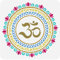 FINGERINSPIRE OM Mandala-Schablone, 30 x 30 cm, wiederverwendbar, Om Aum, Orgonit-Symbol, Zeichenschablone, DIY, Kunst, indische, buddhistische, spirituelle Schablonen zum Malen auf Holz, Wand, Stoff,