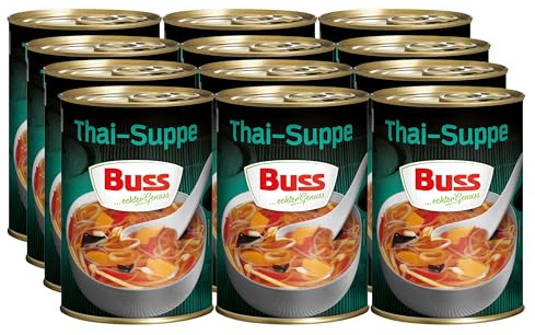 Buss Asia Suppen - Leckere Thaisuppe Bangkok, 12 x 400g