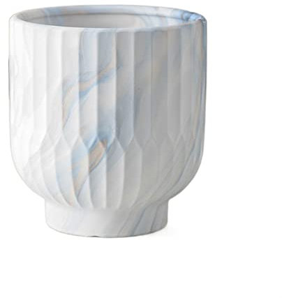 Pot de fleur Pots de fleurs en céramique de haute qualité Jardinière ronde minimaliste moderne Pots de plantes de style européen avec trous de drainage Plantes d'intérieur, plantes succulentes,