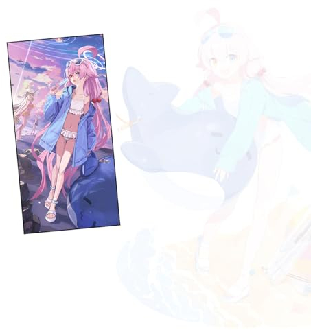 TTAHL Strandtücher Blue Archive Takanashi Hoshino Anime Strandtuch schnell trocknendes Handtuch Anime Badetuch, A1002