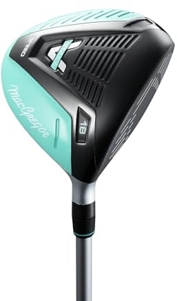 MACGREGOR V-Max Speed Fairway Regulard Flex-Mazza da Golf Leggera, Club Donna, Turchese, Taglia Unica