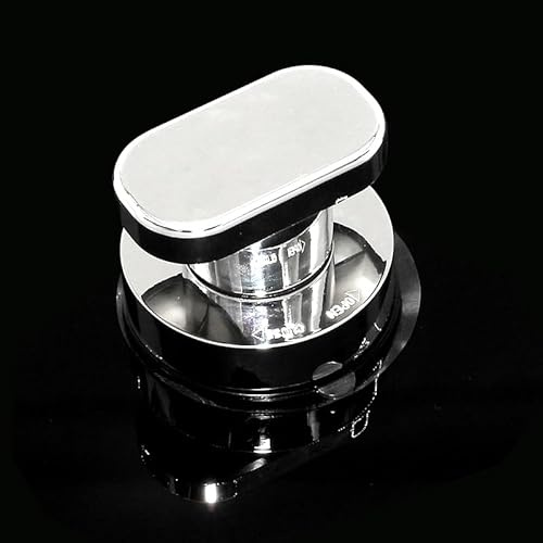 Monlech Suction Cup Handles for Glass Doors, Fridges and Cabinets, 2 Pack, Silver