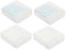 minkissy 4pcs Creative Contacts Lens Cases Eye Care and Lens Protection Compact Design for Travel Durable and Safe Holder for Cosmetic Lenses