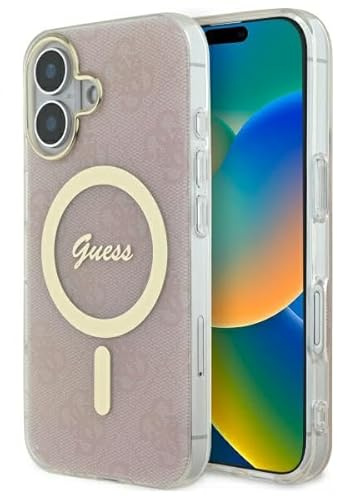 CG MOBILE Guess GUHMP16SH4STP Hülle für iPhone 16 6.1 Rosa hardcase IML 4G