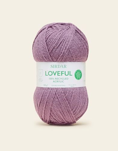 Sirdar Loveful Recyled Acrylic Yarn, Dusk, 100g
