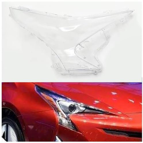 GaRcan Scheinwerfer Abdeckung Lampenschirm für Toyota Prius 2016-2020, Scheinwerferglas Objektiv Shell Frontscheinwerfer Gehäuse Lampenabdeckung,B/Right