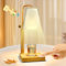 QUIGO Candle Warmer Lamp with Timer Electric Wax Warmer for Scented Wax Melts and Jar Candles Touch and Remote Control Dimmable Adjustable Height Gifts for Women Housewarming 2 Bulbs White