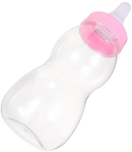 Veemoon Giant Babyflasche Spardose XXL – Lustige Nuckelflasche Als Geldsparer Für Babys Und Kleinkinder - Perfekte Zur Babyparty Und Kreative Heimdekoration in Rosa