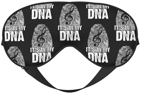 It's in MyMusic Lover Musiker-Augenmaske, Schlafmaske, Lichtblockierende Augenbinde, Nachtaugenabdeckung, weicher, druckfreier Augenschirm mit elastischem Band für Zuhause, Reisen, Büro, Nickerchen,
