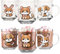 Glasmark KROSNO 1992 Bicchieri per Bambini Set da 6 Pezzi Bicchieri in Vetro 230 ml con Motivi di Animali Trasparenti Lavabili in Lavastoviglie