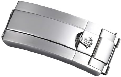 ROUHO Orologio Fibbia Acciaio Inox Pieghevole Chiusura Deployante Cinturino Orologio Ricambio Accessorio per Rolex Daytona