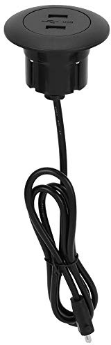 Lylithuif Canapé Double Chargeur USB, Fauteuil inclinable, Prise de canapé électrique intégrée, rétro-éclairage LED Bleu, Structure de Couverture en Spirale, Installation Facile, démontage,