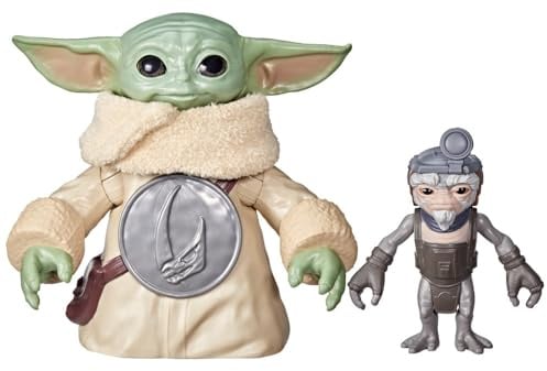 Star Wars Knuddelspaß Grogu, 16,5 cm große elektronische Action-Figur & Anzellaner, interaktives Spielzeug The Mandalorian & Grogu, Spielzeug für Kinder ab 4 Jahren