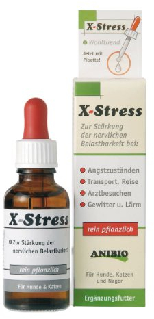Anibio X-Stress Ergänzungsfutter für Hunde und Katzen, 1er Pack (1 x 30ml)