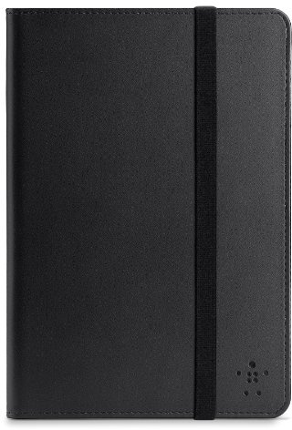 Belkin F7N036vfC00 Housse folio classique en suédine pour iPad mini, mini Retina et iPad mini 3 Noir
