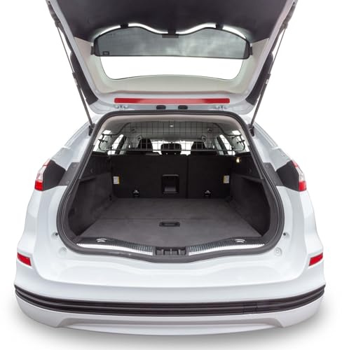 Travall Dog Guard compatible with Ford Mondeo Estate (2014-Current) Vehicle Specific Boot Guard Tailored Fit Luggage Pet Barrier Separator Heavy Duty Powder Coated Steel