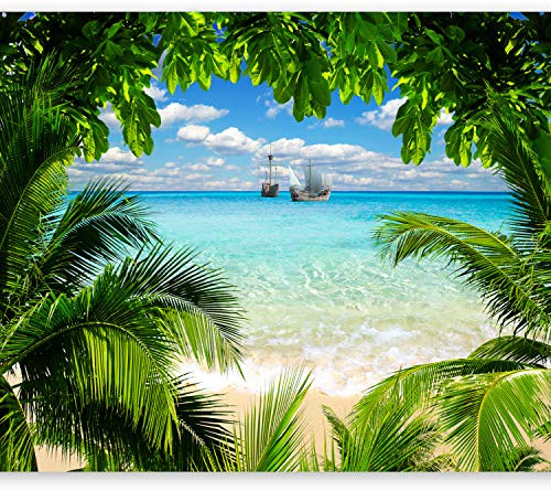 murando - Papier Peint Panoramique Intissé Salon, Paysage, 350x256 cm | Fabrication EU, Tapisserie Murales Papier Peint, Revêtement Mural, Papiers Peints, Grand Poster Mural, Nature, Décoration