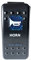 Mintice Vehículo de 12V 20A LED Azul Luz Interruptor de Palanca Basculante Momentáneo Interruptor de Botón Pulsador Bocina Altavoz Vocero Conmutador Coche Horn Light