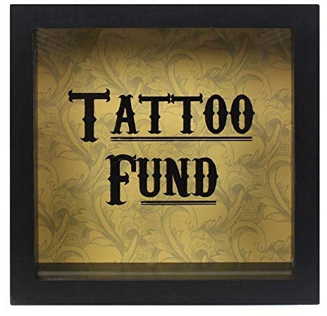 Money Box | Tattoo Fund | H:18cm W:18cm D:7cm | pack of 6
