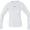 GOREWEAR M Damen GORE® WINDSTOPPER® Base Layer Shirt Langarm, Light Grey/White, 42