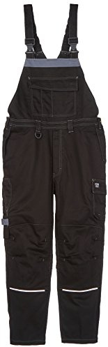 Blaklader 28611516 ANTI-FLAMMEN-LATZHOSE, Schwarz/ Grau, grootte D108