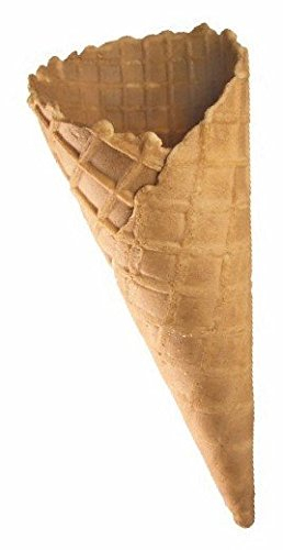 MyNaschbar Süße Eiswaffel Mini Cono 60 Stück, 76 mm lang, Ø 31 mm, VEGAN – Eiswaffel Hörnchen Dänisch ohne Rand, – Essbare Eiswaffeln Hörnchen perfekt für Eisbecher, Fingerfood, Deko & Co.