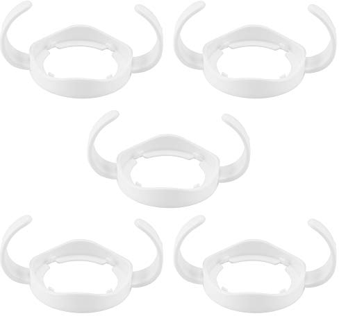 OurLeeme 5 Packs Baby-Fütterung Stillflaschenhalter, Easy Grip Kunststoffgriff Weithalsflaschengriff für Avent Natural Serie