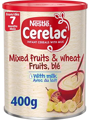 Cerelac Mixed Fruits & Wheat Infant Cereal with milk 400 g | from 7 months+ | Baby Cereal