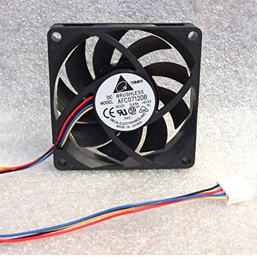 Cooler Fan Lot Of 5 for Delta 70mm X 15mm Repuesto CPU Fans 4 Pin Pwm 41 Pcm AFC0712DB