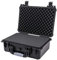 HMF ODK100 Outdoor-Fotokoffer, Transportkoffer mit Rasterschaumstoff | 41 x 32 x 17,5 cm