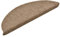 vidaXL Stufenmatten Selbstklebend 15 STK. 56x17x3 cm Beige Halbrund