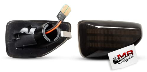 MR-Style LED Seitenblinker schwarz [73507-1], 2 Blinker kompatibel mit Duster II, Logan II Limousine, Logan II MCV, Sandero II