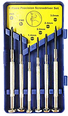 1 Pack Precision Screwdriver Set, Small Screwdriver Kit in case Precision Repair Tool Kit Pocket Size Screwdriver Kit Precision Mini Slotted Screwdriver Set for Jewelers Watchmaker iPhone