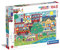 Clementoni - 23766 - Supercolor Puzzle Busy Town - Puzzle Mit 104 Teile Maxi - Puzzle Für Kinder Ab 4 Jahren, Made In Italy