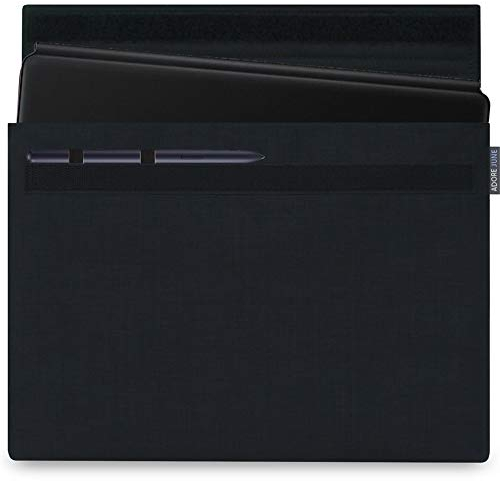 Adore June 14,6 Zoll Classic Schwarz Tasche kompatibel mit Galaxy Tab S9 Ultra und Galaxy Tab S8 Ultra mit S-Pen Halterung