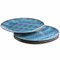 MÄSER 935073 Aquamarine, 4 große Platzteller mit aufregender Glasur, Deko-Teller aus Keramik im 4er Set, ideal auch als Pizzateller und Servierteller, Steinzeug, Blau