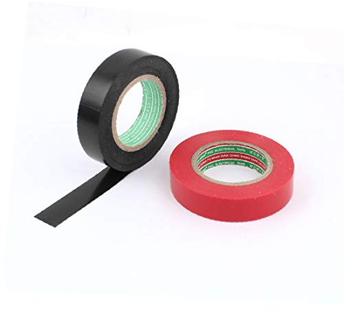 OFUNGO Sealant Strip Caulk Strip Tape Sealant ，16mm Vinyl Electrical Insulation Self-Adhesive Tape Black Red(Nastro adesivo autoadesivo in vinile da 16 mm (Color : Multiple Colors, Size : Medium)